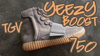 YEEZY BOOST 750 - Light Grey // Gum Bottom // Glow Sole ! - In Hand Review - 4K // 1440p // 1080p