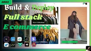 Build & Deploy a Fullstack E-Commerce Website +  Admin Dashboard with Next.js Tailwind Drizzle