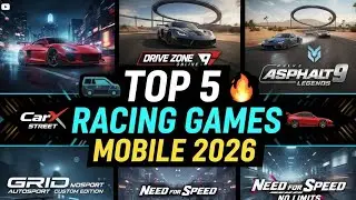 Top 5 Best Racing Games for Mobile 2026 | CarX Street & More 🏎️🔥
