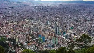 Bogota City Time Lapse Stock Video