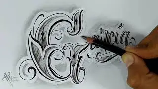 Como Dibujar Lettering Malandro GARC&Iacute;A 🦢 Drawing lettering #lettering #letteringmalandro #tattoo