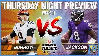 Week 11 Thursday Night Tailgate | Zay Flowers Fantasy Football Outlook