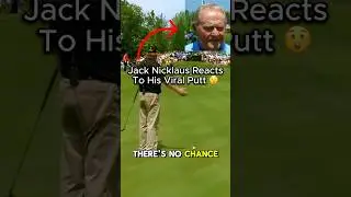Jack Nicklaus Reacts to His Viral Putt ⛳️