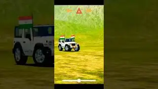 Indian Army Style Thar 🇮🇳 | Modified Thar Game 🚙🔥 | Offroad Jeep Gameplay #jeepindia