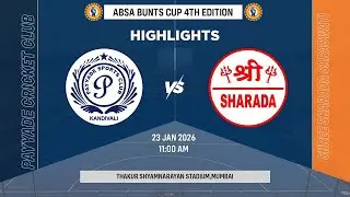 MATCH 9 HIGHLIGHTS | PAYYADE CRICKET CLUB VS SHREE SHARADA SARASWATI |