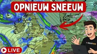 🔴LIVE Opnieuw sneeuw verwacht deze week! | Weekverwachting