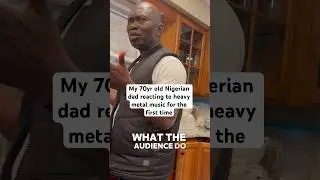 My dad reacting to heavy metal music for the first time #africanparent #nigerian #reactionvideo