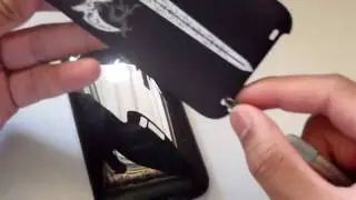 Ультратонкий дизайнерский чехол MEElectronics Sword of Dragon для iPhone 3G 3GS (черный)