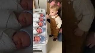 &ldquo;When a Toddler Sees Five Babies 😂&rdquo;#ToddlerTalk #FiveBabies #FunnyKids #ToddlerLogic #CuteChaos
