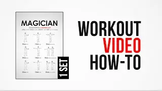Magician Workout [ How-To ] [ One Set ] by #DAREBEE