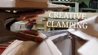 Creative Clamping for Staple-less Canoe/Skiff Construction!