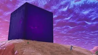 Fortnite Battle Royale - GIANT CUBE APPEARS ON THE MAP & RIFT IS GONE!