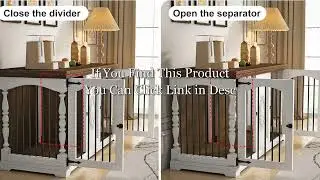 Stylish Co‑Living: The 62‑in Dog Cage TV Stand Combo