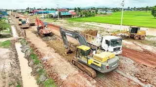 Good Skills Fastest Road Repair Processing Best Engineering Using Heavy Equipment