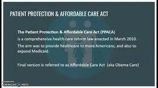 Patient Protection & Affordable Care Act
