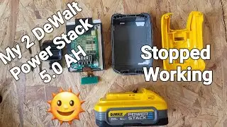 DeWalt Power Stack Batteries Stopped Working...