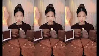 ASMR Creamy Cake Dessert Mukbang chocolate eating korean food cake ASMRCottage