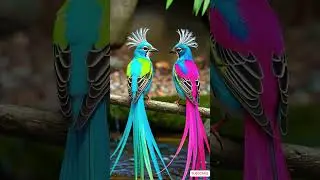 Beautiful Paradise Birds Amazing 😱 #shorts #ai #birds #amazing #nature #birdslover #reels