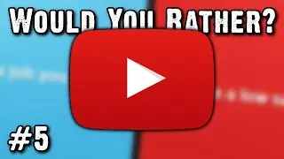 WHY I DO YOUTUBE | Would You Rather? (Either.io) | #5