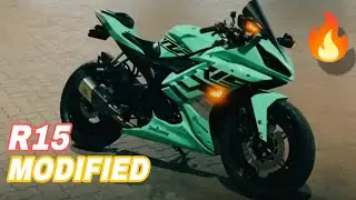 R15 MODIFIED INTO SUPERBIKE 🔥| @Kashishrai1 