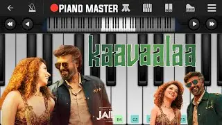 Kaavaalaa Jailer Song Easy Piano Tutorial