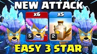 Easy 3 Star !! Th15 Super Yeti Attack Strategy - Best New Th15 Revive Spell Super Yeti Strategy Coc