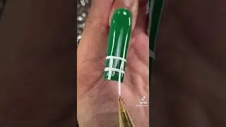 Nail Color: Emerald Green Nail Art ❇️💅🏽 verde esmeralda #nails