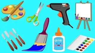 Art Tools Vocabulary | Art Tools In English | List Of Art Vocabulary | Easy English Learning