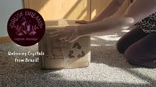 Unboxing Crystals w Soothing Crinkle Paper ASMR | Vogels, Sacred Geometry, Points | No Talking