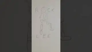 rock lee drawing #drawing #anime