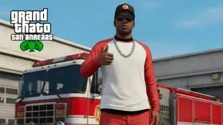 CJ joint fire brigade job to help people in (GTA SA)
