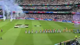 India - Zimbabwe at MCG player introduction