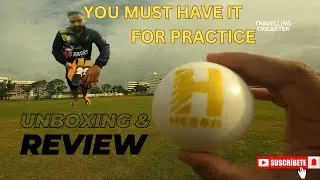 Heega 80 Gram plastic ball unboxing & on field genuine review| best quality ball for practice