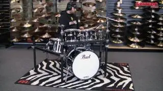 PEARL e-Pro Live Jet Black mit Messingbecken