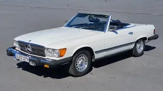 1978 Mercedes 450SL Wei&szlig; Blau
