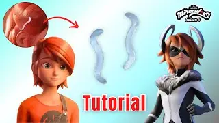 DIY Goat Miraculous Nathaniel camouflage Season 6 NEW Caprikid Hair clips Tutorial
