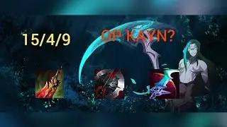 league of legends blue kayn game play season 11 with the best build