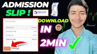 How to Download Epravesh Admission Slip |