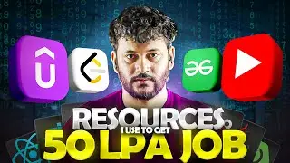 Resource I Used To Get 50 LPA Job In 3 Months