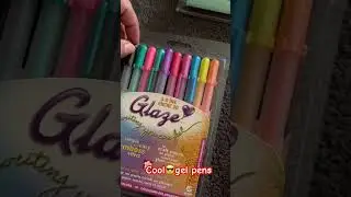 Sakura gelly roll pens unboxing #gellyrollpens #gelpens #coloringpages#ytshorts #shortfeed #cool