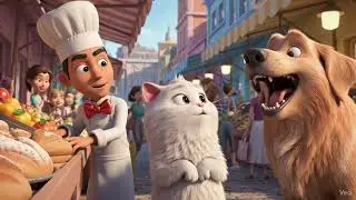 &ldquo;Petualangan Moly: Kucing Koki Pergi ke Pasar Ikan 🐾✨ | Cerita Animasi 3D Lucu dan Mengharukan&rdquo;