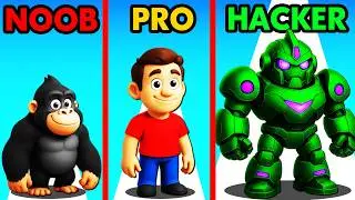 NOOB vs PRO vs HACKER HUMAN