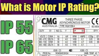 What is Motor IP Rating | IP55 | IP65 | What is Ingress Protection | Hindi