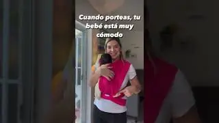 Tutorial de como usar el fular para portear a tu beb&eacute; 🥰 #fular #portear #porteo #bebe