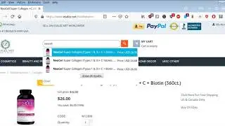 $26 NeoCell Super Collagen (Types 1 & 3) + C + Biotin (360 Tablets )
