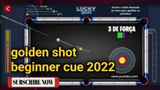 8 ball pool golden shot beginner cue 2022