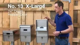 No  13  X Large Steeltech Mailbox