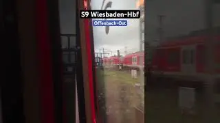 Offenbach-Ost Einfahrt BR430/S9➡️Wiesbaden-Hbf #br430 #sbahn #shorts