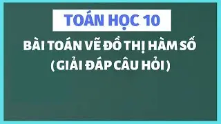 Toán 10 - VẼ ĐỒ THỊ HÀM SỐ