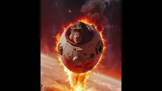 First Hominid in space. Astronaut No.65 (Ham)